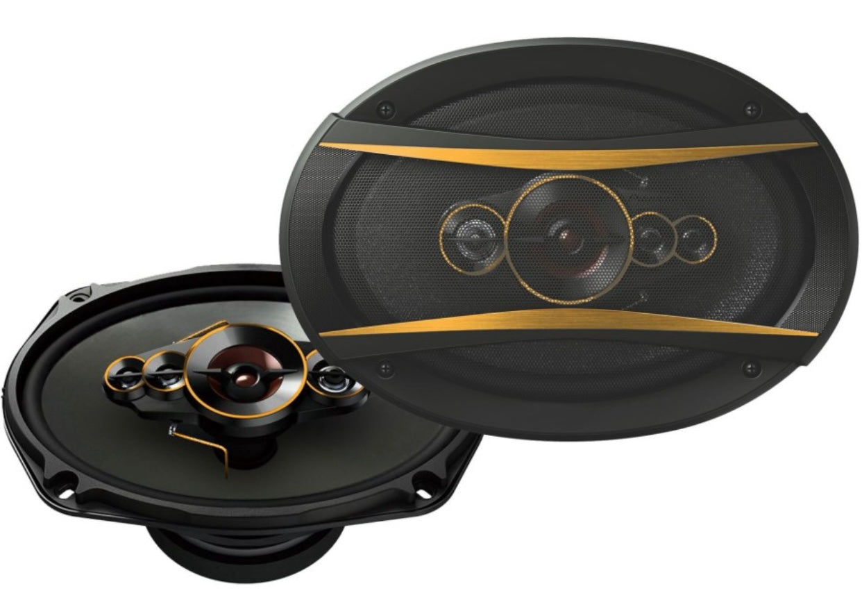 Genfrid 6''x9'' Oval 700W Max 5 way "SUPER BASS" Coaxial Car Speaker (700 W)