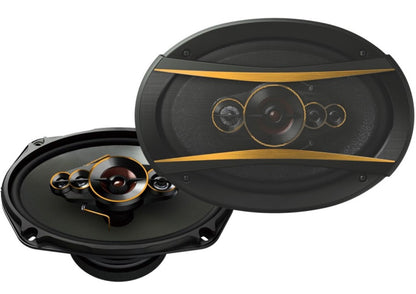 Genfrid 6''x9'' Oval 700W Max 5 way "SUPER BASS" Coaxial Car Speaker (700 W)