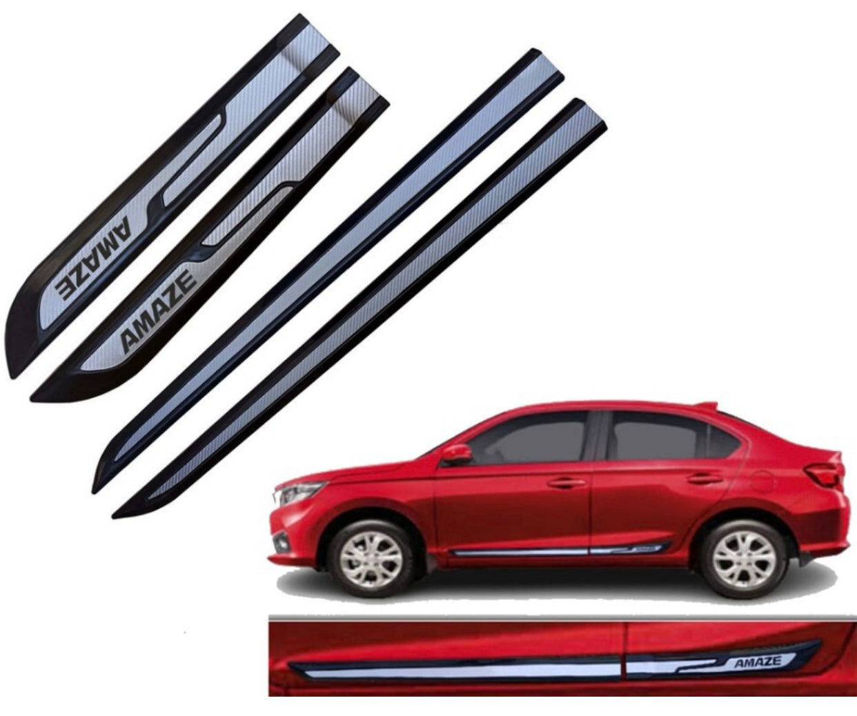 Genfrid Premium Quality Car Side Beading/Car Door Guards/Door Beading For Honda Amaze