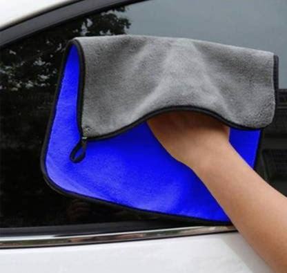 GENFRID Microfiber Vehicle Washing Cloth (Pack Of 3, 800 GSM)