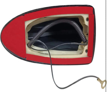 GENFRID Car Shark Fin Style Roof Mount FM/AM Radio Antenna Aerial with Wiring Waterproof Signal