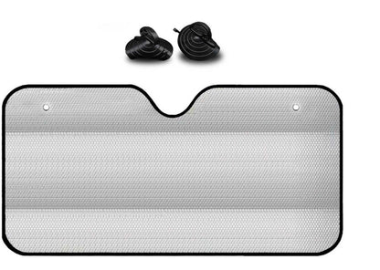 GENFRID Dashboard, Windshield Sun Shade For All Cars (Black, Silver)