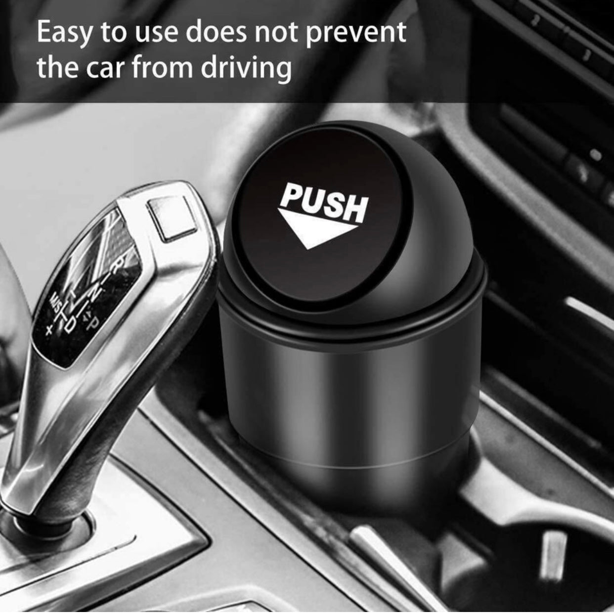 Car Dustbin For Car interior Mini Trash Bin/Compact Portable Trash Can For Car Plastic Dustbin (Pack Of 2)
