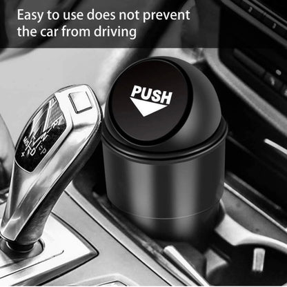 Car Dustbin For Car interior Mini Trash Bin/Compact Portable Trash Can For Car Plastic Dustbin (Pack Of 2)
