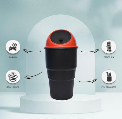 Car Dustbin For Car interior Mini Trash Bin/Compact Portable Trash Can For Car Plastic Dustbin