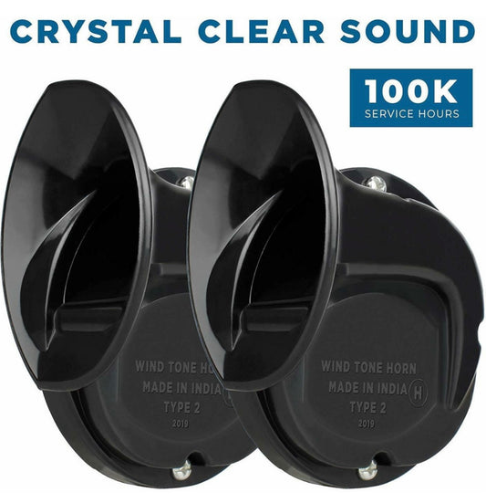 GENFRID(Delta-L1)12V Horn For Car/Bike,Universal For Car, Universal For Bike