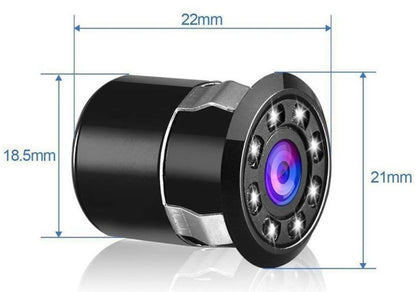 GENFRID Car Rear Camera,View Backup Camera,170 Wide Angle HD CMOS Auto Parking Assistance Reverse, 8 LED Night Vision Waterproof Reverse Assist Camera System  (1 Camera, 720 * 1080)