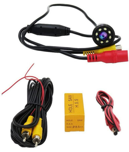 GENFRID Car Rear Camera,View Backup Camera,170 Wide Angle HD CMOS Auto Parking Assistance Reverse, 8 LED Night Vision Waterproof Reverse Assist Camera System  (1 Camera, 720 * 1080)