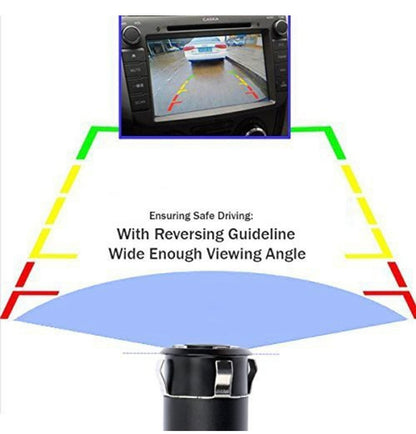 GENFRID Car Rear Camera,View Backup Camera,170 Wide Angle HD CMOS Auto Parking Assistance Reverse, 8 LED Night Vision Waterproof Reverse Assist Camera System  (1 Camera, 720 * 1080) (Copy)