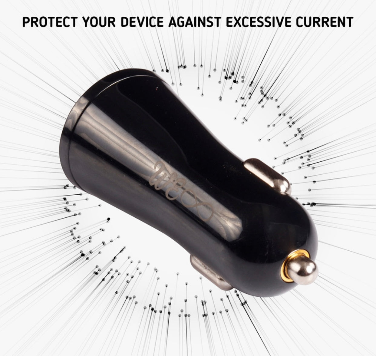 GENFRID Turbo Car Charger 18 W Qualcomm 3.0 (Black)