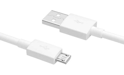 GENFRID Car Micro USB Cable ( 3 A 1 m Original OEM Micro USB Port Supports Up to 10W* 5V-2A Or 18W Max*(9V-2A) Micro-USB Cable 10W 2A  (Compatible with Realme/Oppo/Vivo and all mobiles with 2A & 3A Micro compatibility, White, One Cable)