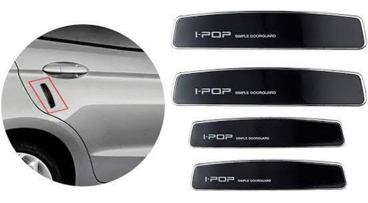 GENFRID Car Door Guard-Pack Of 4(Black,White)