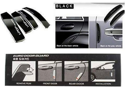 GENFRID Car Door Guard-Pack Of 4(Black,White)