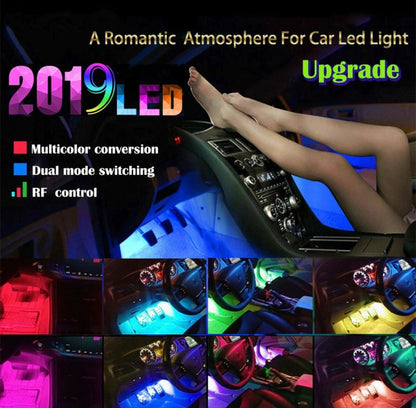 GENFRID Car LED Atmosphere Lights/Remote Control/Colorful RGB Car Interior Car Fancy Lights  (Multicolor)