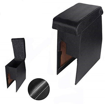 GENFRID Car Armrest (Custom Fit Wooden Console/Armrest) (Black)