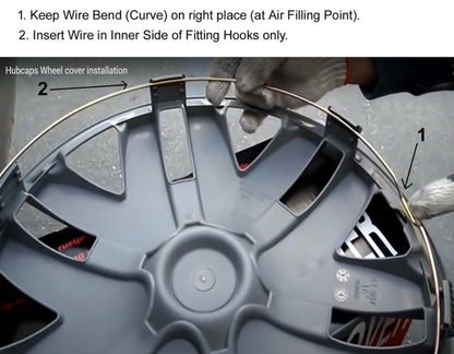GENFRID Wheel Cover, Car wheel cap, Car wheel hubcap (16 INCH)