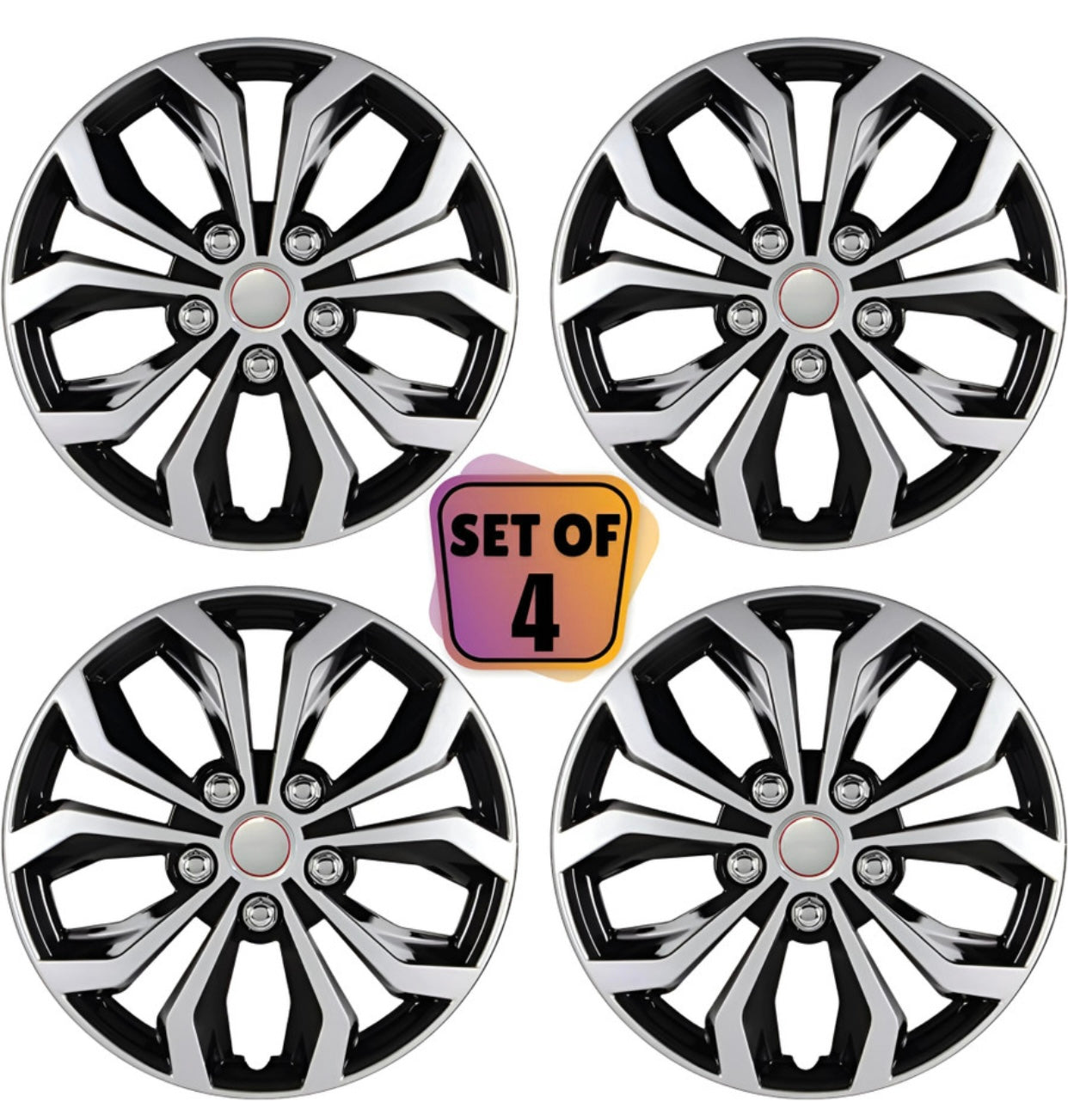 GENFRID Wheel Cover, Car wheel cap, Car wheel hubcap (15 INCH)