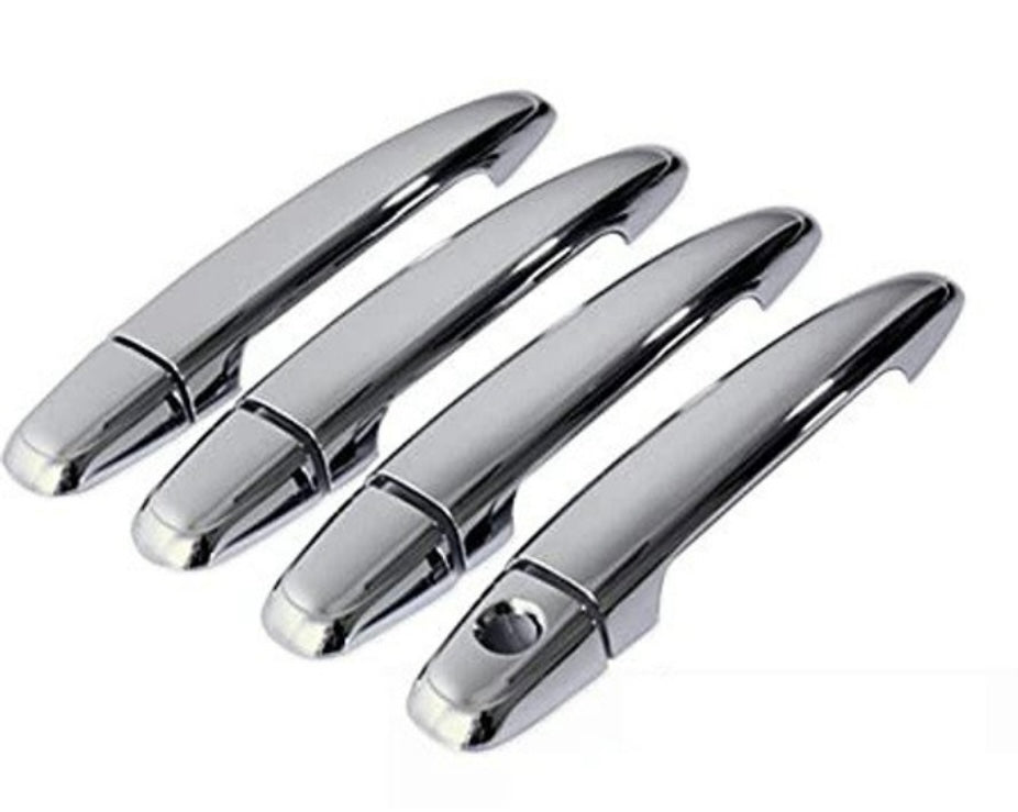 GENFRID Car Chrome Door Handle Covers For Tata Nexon