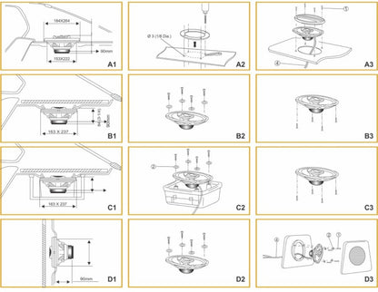 Genfrid Car Speaker Model Z4