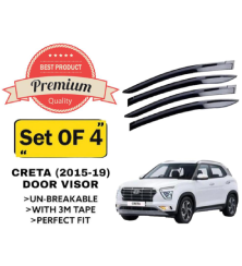 Genfrid Car Door Window Visor For Hyundai Creta