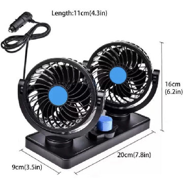 Genfrid Car Cooling Fans Model-X2