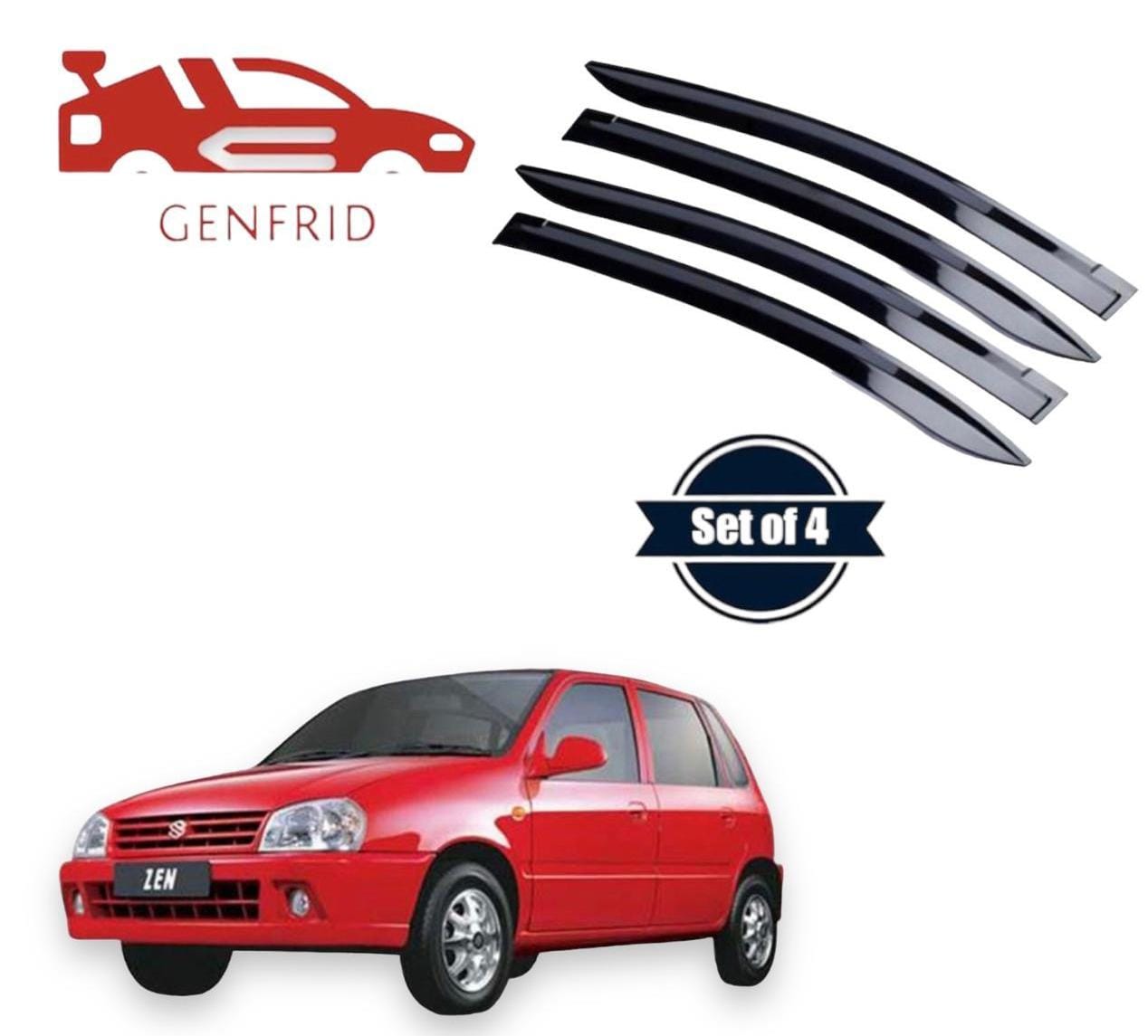 Genfrid Car Door Window Visor For Maruti Zen