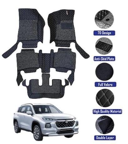 Genfrid 7D Premium Custom Fitted Car Mats For Maruti Grand Vitara