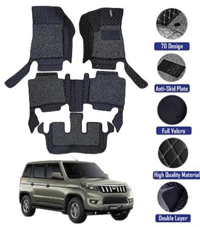 Genfrid 7D Premium Custom Fitted Car Mats For Mahindra Bolero Neo