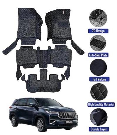 Genfrid 7D Premium Custom Fitted Car Mats For Toyota Innova Hycross