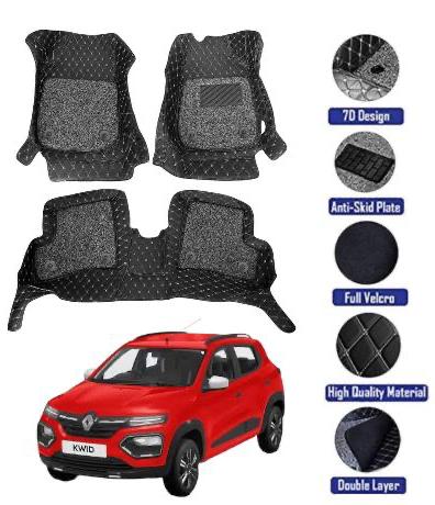 Genfrid 7D Premium Custom Fitted Car Mats For Renault Kwid