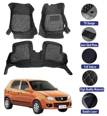 Genfrid 7D Premium Custom Fitted Car Mats For Maruti Alto 2010-13