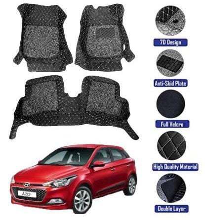 Genfrid 7D Premium Custom Fitted Car Mats For Hyundai I20 Elite