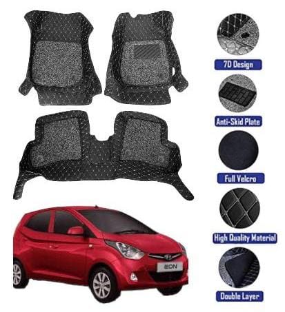 Genfrid 7D Premium Custom Fitted Car Mats For Hyundai Eon