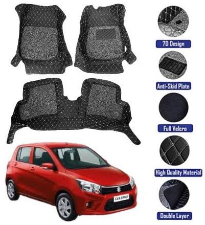 Genfrid 7D Premium Custom Fitted Car Mats For Maruti Celerio 2010 -17