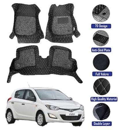 Genfrid 7D Premium Custom Fitted Car Mats For Hyundai I20 2010-14