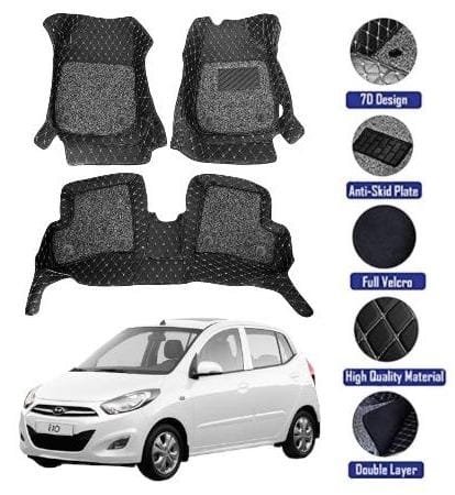 Genfrid 7D Premium Custom Fitted Car Mats For Hyundai I10