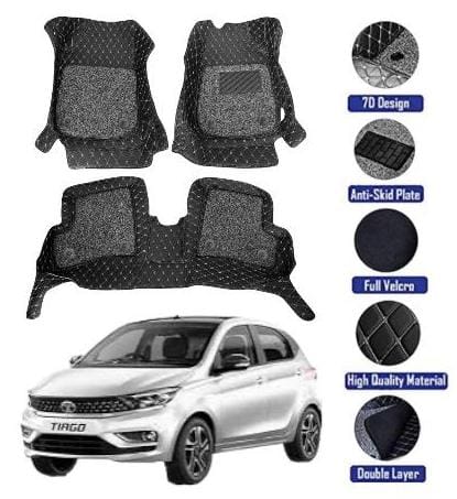 Genfrid 7D Premium Custom Fitted Car Mats For Tata Tiago