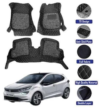 Genfrid 7D Premium Custom Fitted Car Mats For Tata Altroz