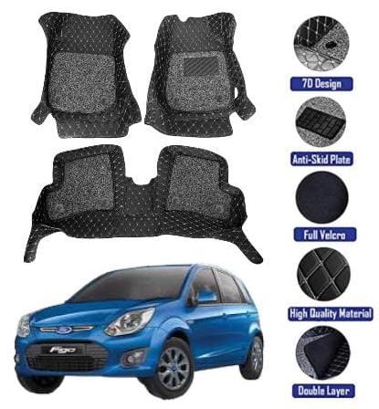 Genfrid 7D Premium Custom Fitted Car Mats For Ford Figo