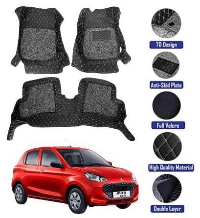 Genfrid 7D Premium Custom Fitted Car Mats For Maruti Alto k10 2022