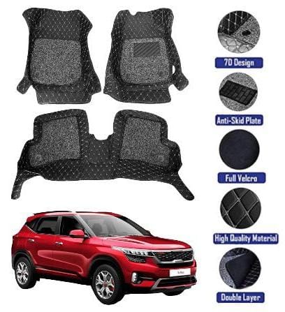 Genfrid 7D Premium Custom Fitted Car Mats For Kia Seltos