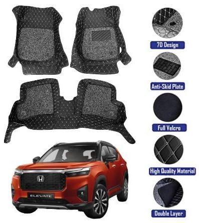 Genfrid 7D Premium Custom Fitted Car Mats For Honda Elevate