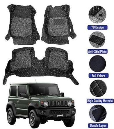 Genfrid 7D Premium Custom Fitted Car Mats For Maruti Jimny