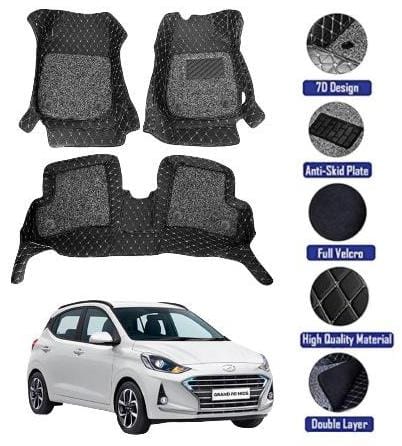 Genfrid 7D Premium Custom Fitted Car Mats For Hyundai I10 Grand nios