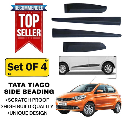 Genfrid Premium Quality Car Side Beading/Car Door Guards/Door Beading For Tata Tiago
