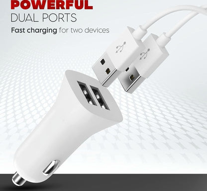 GENFRID Turbo Car Charger 18 W Qualcomm 3.0 (white)