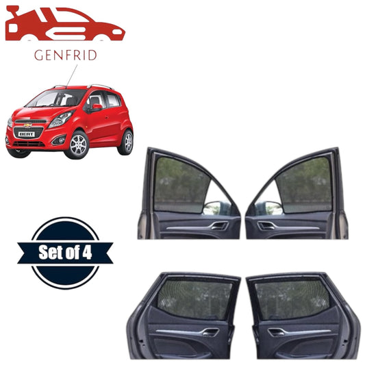 Genfrid Car Sunshade/Car Side Window Shades For Chevrolet Beat