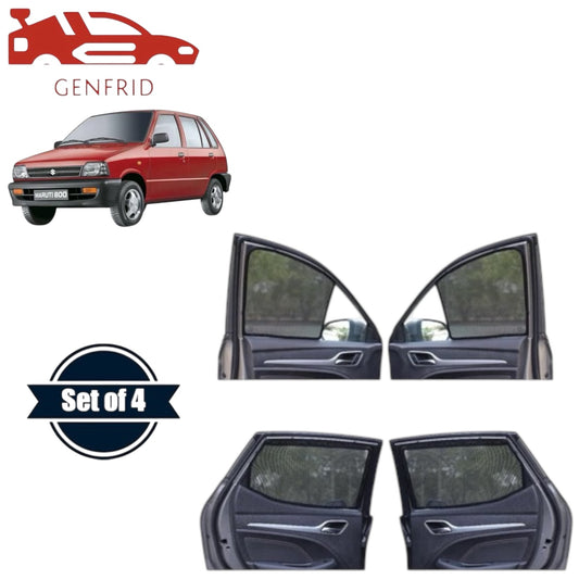 Genfrid Car Sunshade/Car Side Window Shades For Maruti 800
