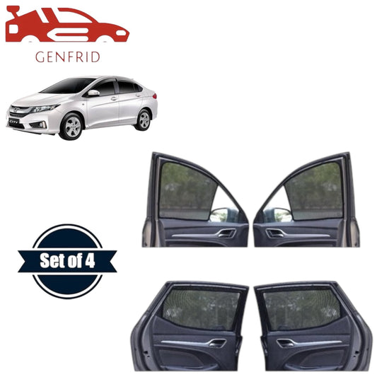 Genfrid Car Sunshade/Car Side Window Shades For Honda City