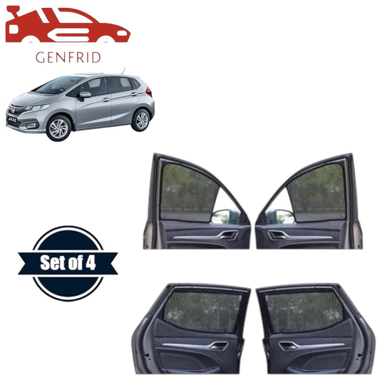 Genfrid Car Sunshade/Car Side Window Shades For Honda Jazz